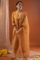 Image for Kusvaa Cood114 Pranashiv Chanderi Kurta Pant Set Side