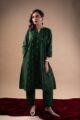 Image for Kusvaa Cood115 Pransi Cotton Silk Kurta Pant Set Side