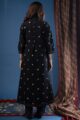 Image for Kusvaa Cood116 Demira Handloom Cotton Kurta Pant Set Back