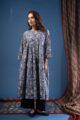 Image for Kusvaa Dr071 Kridha Handblock Cotton A Line Dress Neck