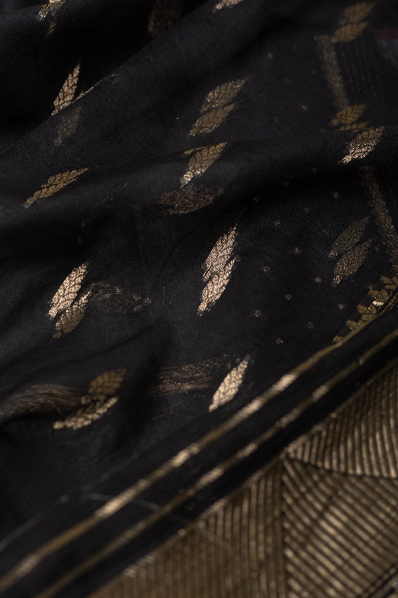 Image for Kusvaa Dup272 Vritika Chanderi Dupatta Closeup