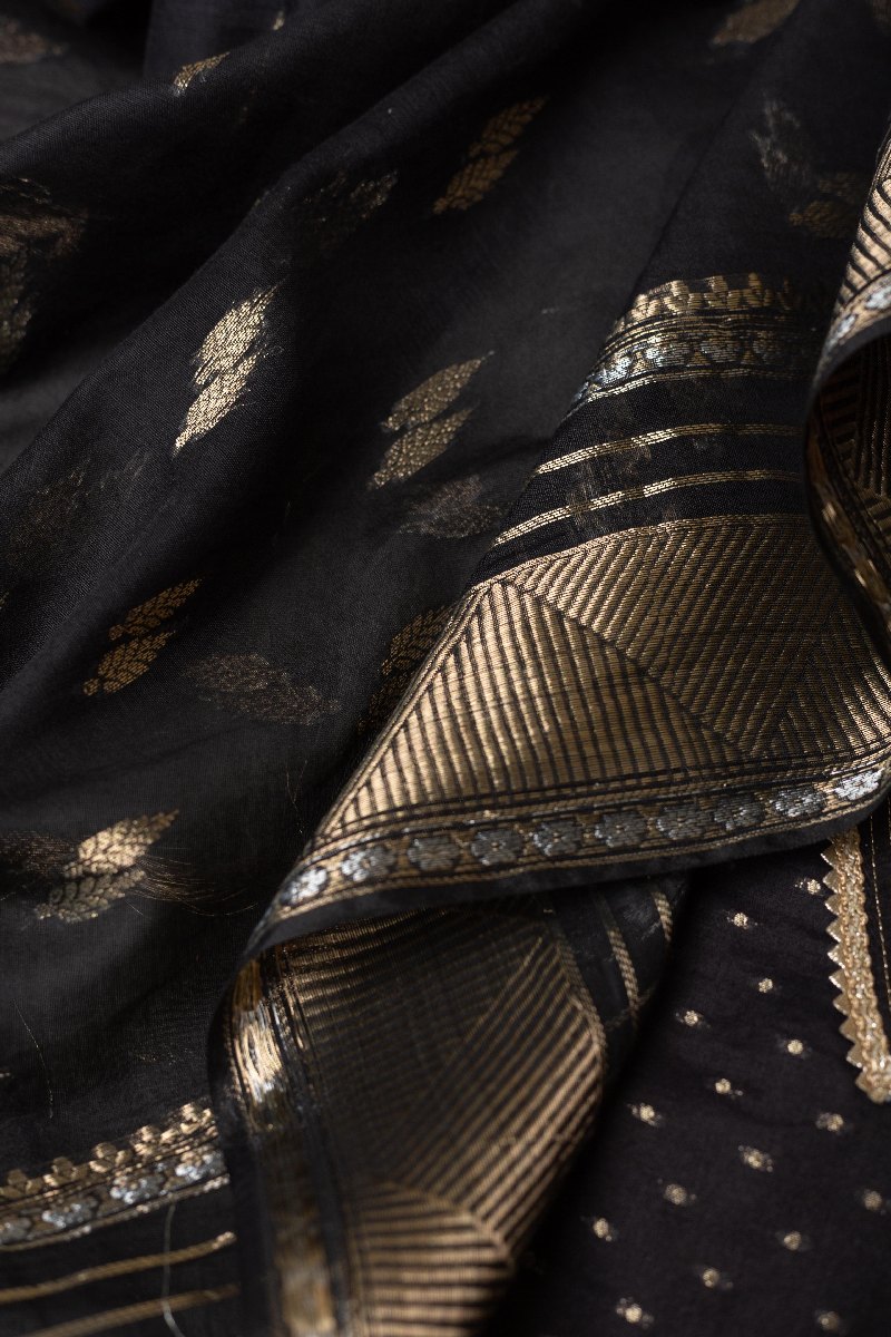 Image for Kusvaa Dup272 Vritika Chanderi Dupatta Front