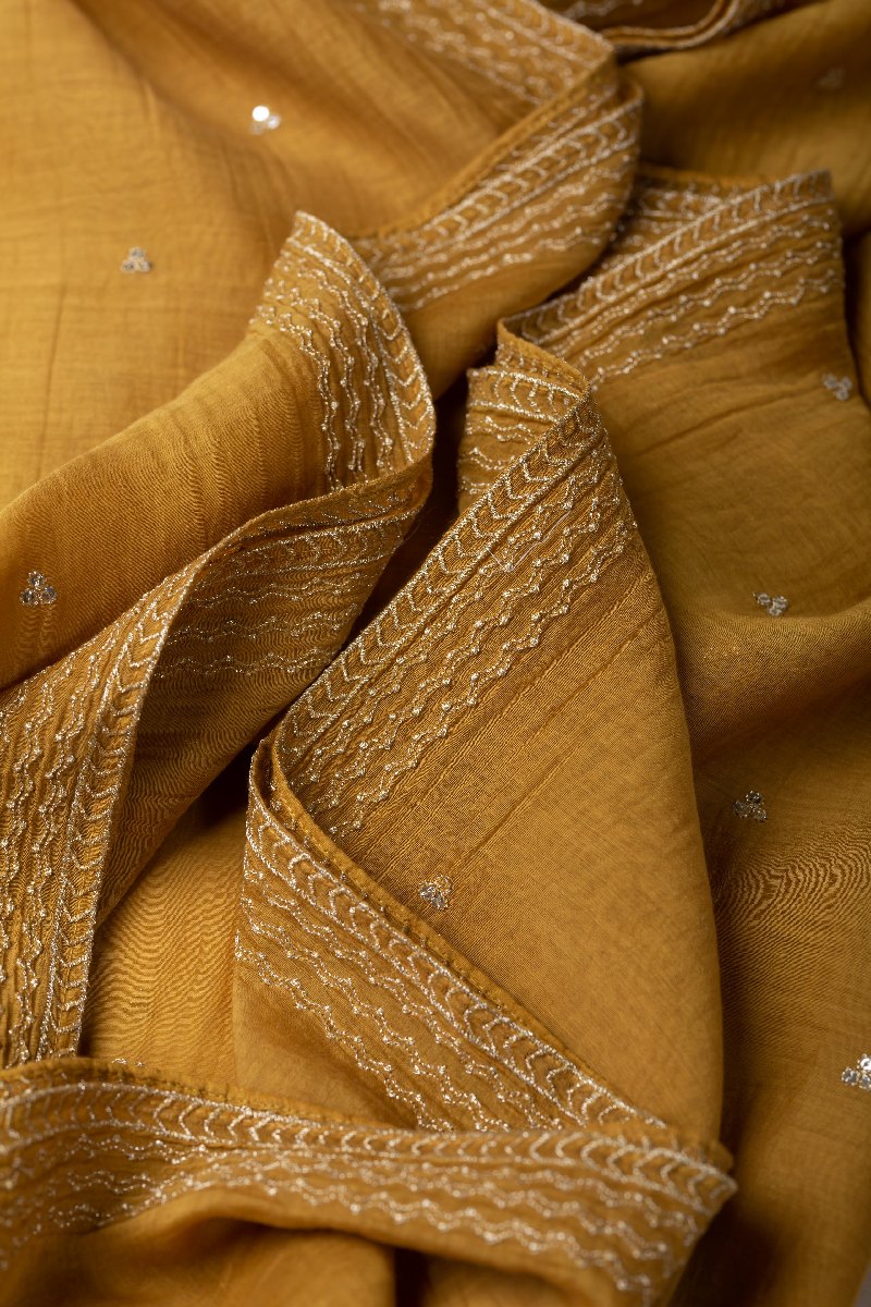Image for Kusvaa Dup274 Shranya Chanderi Dupatta Closeup