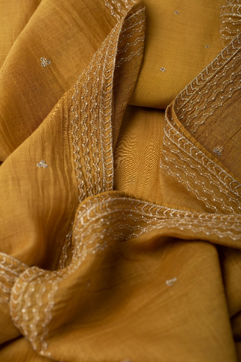 Image for Kusvaa Dup274 Shranya Chanderi Dupatta Side