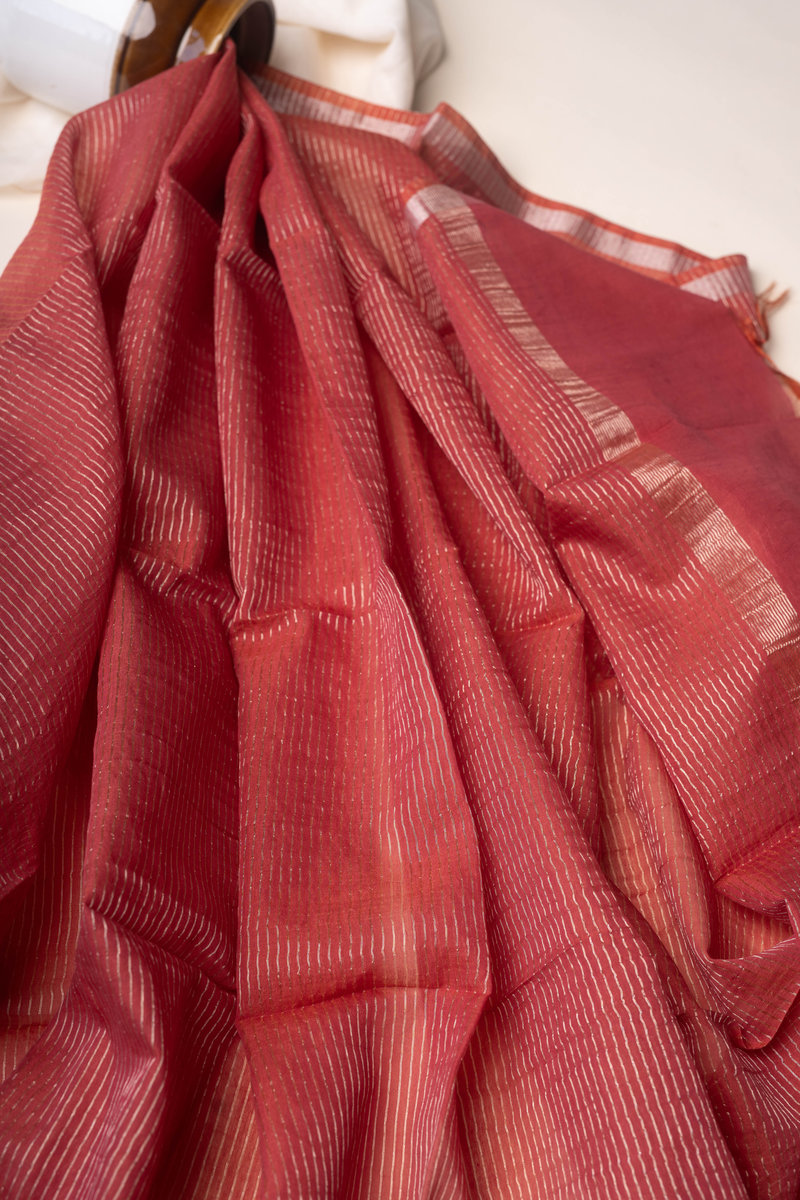 Image for Kusvaa Dup279 Trivaya Chanderi Dupatta Front