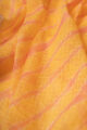 Image for Kusvaa Dup280 Yellow And Peach Cotton Kota Doriya Dupatta Closeup