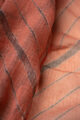 Image for Kusvaa Dup281 Peach And Grey Cotton Kota Doriya Dupatta Closeup