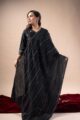 Image for Kusvaa Kds024 Kian Tussar Silk Kurta Dupatta Set Side
