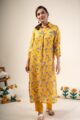 Image for Kusvaa Wkr224 Shrinika Modal Handblock Print Kurta Pocket New