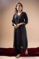 Image for Kusvaa Wkr225 Vritika Chanderi Straight Fit Kurta Pocket