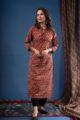 Image for Kusvaa Wkr229 Maitheli Cotton Handblock Kurta Front
