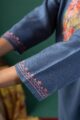 Image for Kusvaa Cood120 Isika Woolen Kurta Pant Set Back