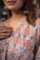 Image for Kusvaa Dr074 Piyali Handblock Cotton A Line Dress Closeup