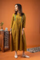 Image for Kusvaa Dr078 Saanvi Handloom Cotton A Line Dress Front