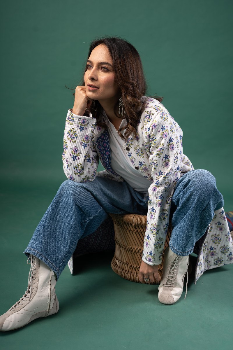 Image for Kusvaa Jak013 Savya Long Full Sleeves Jacket Sitting