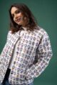 Image for Kusvaa Jak016 Anita Handblock Full Sleeves Jacket Closeup 2