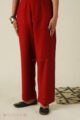 Image for Kusvaa Pnt013 Misti Multi Color Woolen Pant Maroon Sleeves