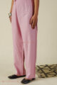 Image for Kusvaa Pnt013 Misti Multi Color Woolen Pant Pink Closeup 4