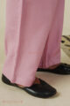 Image for Kusvaa Pnt013 Misti Multi Color Woolen Pant Pink Closeup 6
