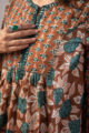 Image for Kusvaa Wkr234 Nihari Cotton Handblock Kurta Neck