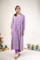 Image for Kusvaa Wkr235 Saira Modal Handblock Kurta Side New