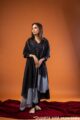 Image for Kusvaa Wkr239 Sohvi Chanderi A Line Kurta Sitting