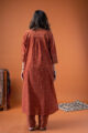 Image for Kusvaa Cood127 Kinaya Handloom Cotton Kurta Pant Set Back