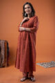 Image for Kusvaa Cood127 Kinaya Handloom Cotton Kurta Pant Set Side