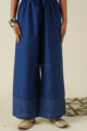 Image for Kusvaa Plz005 Nainika Cotton Palazzo Indigo Sleeves