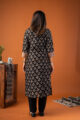 Image for Kusvaa Wkr245 Nikita Chanderi Straight Kurta Back