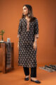 Image for Kusvaa Wkr245 Nikita Chanderi Straight Kurta Front