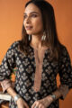 Image for Kusvaa Wkr245 Nikita Chanderi Straight Kurta Sleeves
