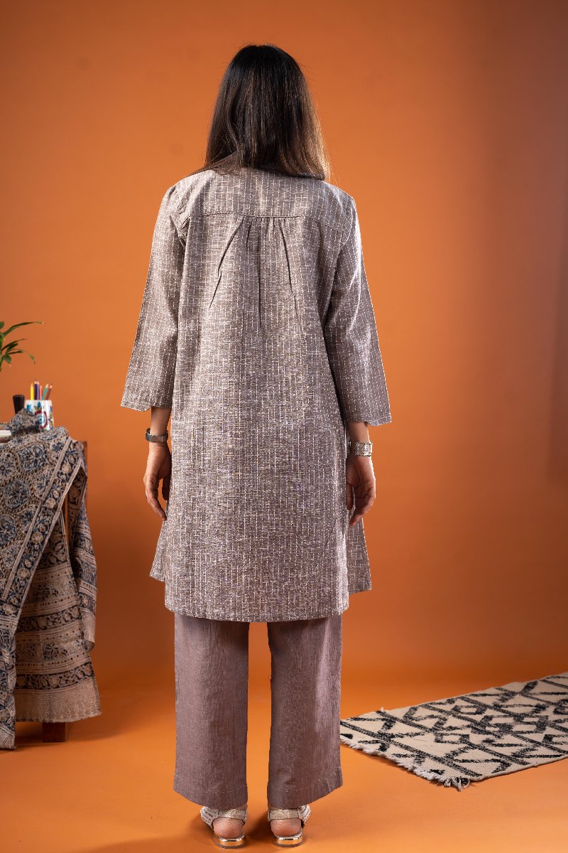 Image for Kusvaa Wkr250 Samira Handloom Cotton Kurta Sleeves