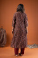 Image for Kusvaa Wkr251 Aurika Chanderi Straight Kurta Back