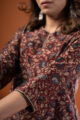 Image for Kusvaa Wkr251 Aurika Chanderi Straight Kurta Closeup 2