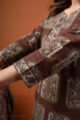 Image for Kusvaa Wkr252 Veena Cotton Handblock Print Kurta Closeup 2