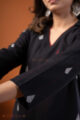 Image for Kusvaa Wkr254 Urvi Handloom Cotton Kurta Closeup 2