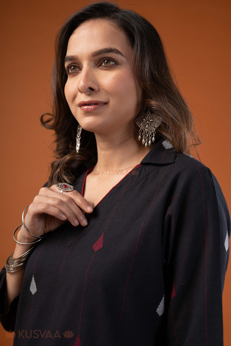 Image for Kusvaa Wkr254 Urvi Handloom Cotton Kurta Featured
