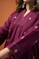 Image for Kusvaa Wkr255 Aaina Handloom Cotton Kurta Closeup 2