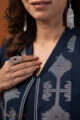 Image for Kusvaa Wkr256 Chitra Handloom Cotton Kurta Closeup