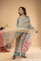 Image for Kusvaa Wkr257 Ashir Cotton Handblock Print Kurta Closeup 5