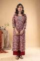 Image for Kusvaa Wkr258 Arohini Cotton Handblock Print Kurta Front