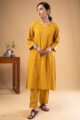 Image for Kusvaa Cood129 Navika Handloom Cotton Kurta Pant Set Neck
