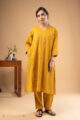 Image for Kusvaa Cood129 Navika Handloom Cotton Kurta Pant Set Pocket