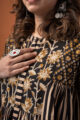 Image for Kusvaa Dr080 Shyatesa Handblock Cotton A Line Dress Closeup