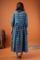 Image for Kusvaa Dr081 Yashvika Handblock Cotton A Line Dress Back