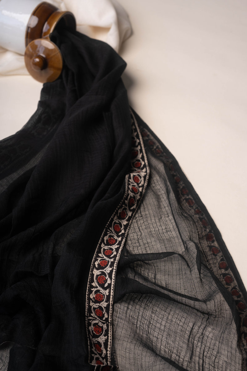 Image for Kusvaa Dup316 Tanvthi Kota Doriya Dupatta Front