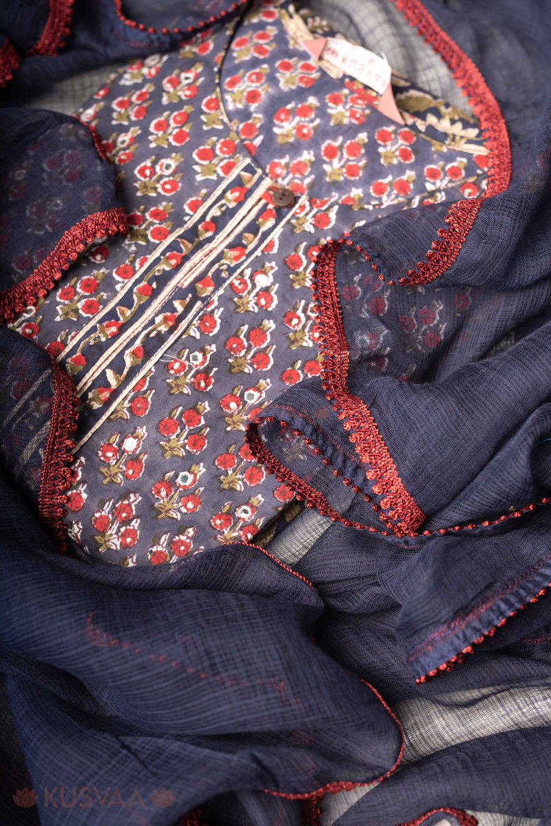 Image for Kusvaa Wkr237dup Kamya Kota Doriya Dupatta Front