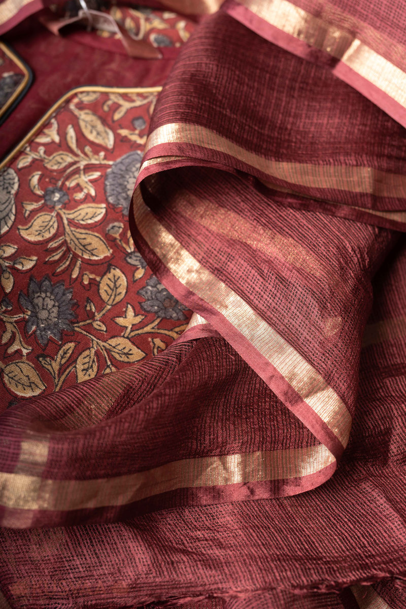 Image for Kusvaa Wkr251dup Aurika Kota Silk Dupatta Side