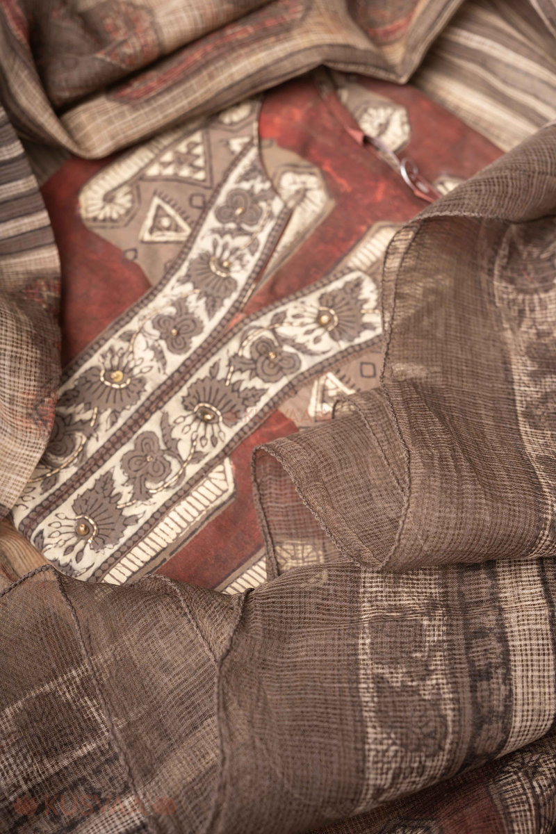 Image for Kusvaa Wkr252dup Veena Kota Doriya Dupatta Featured